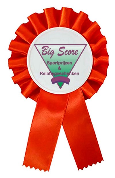 R 05 Jury Rozet Ø 8,5 L: 14,5 cm met optie Full-Colour logo Ø 50 mm